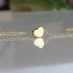 Gold Necklace - Tiny Heart..