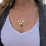 Gold Necklace - Chandelier..