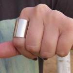 Silver Ring - Wide Band Ri..